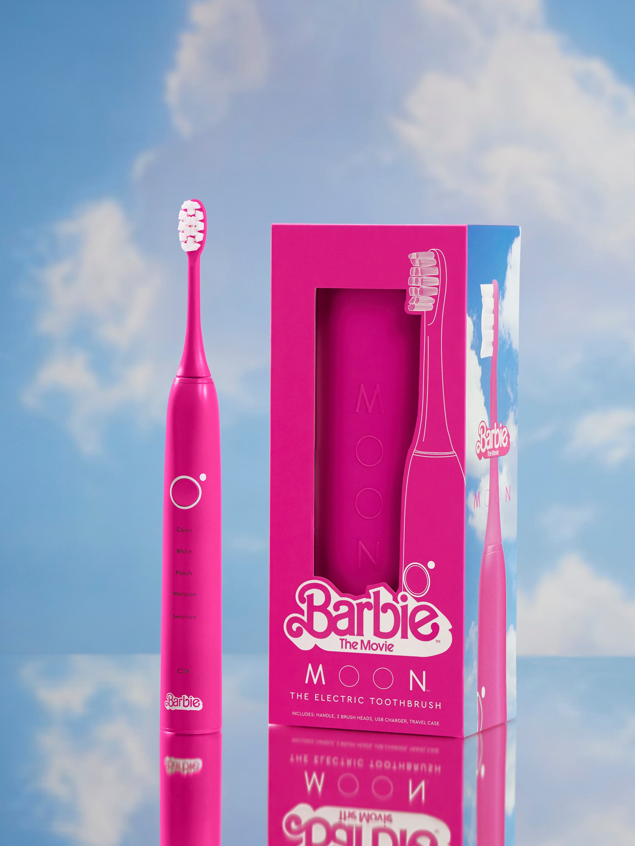 Barbie™ The Movie x MOON Pink Electric Toothbrush – Moon Oral Care