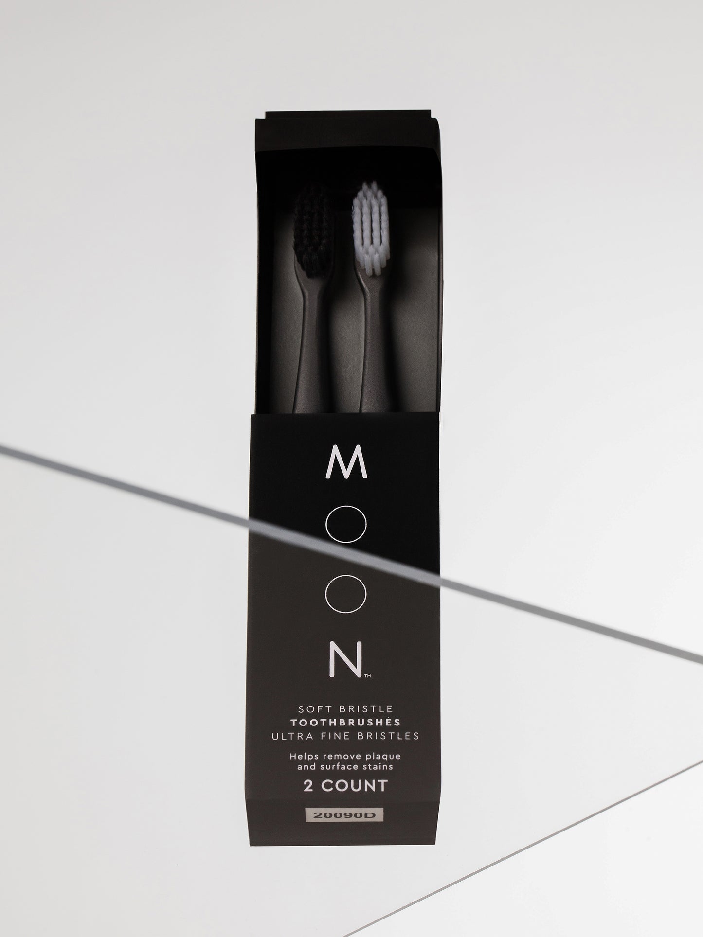 soft bristle toothbrushes moon black