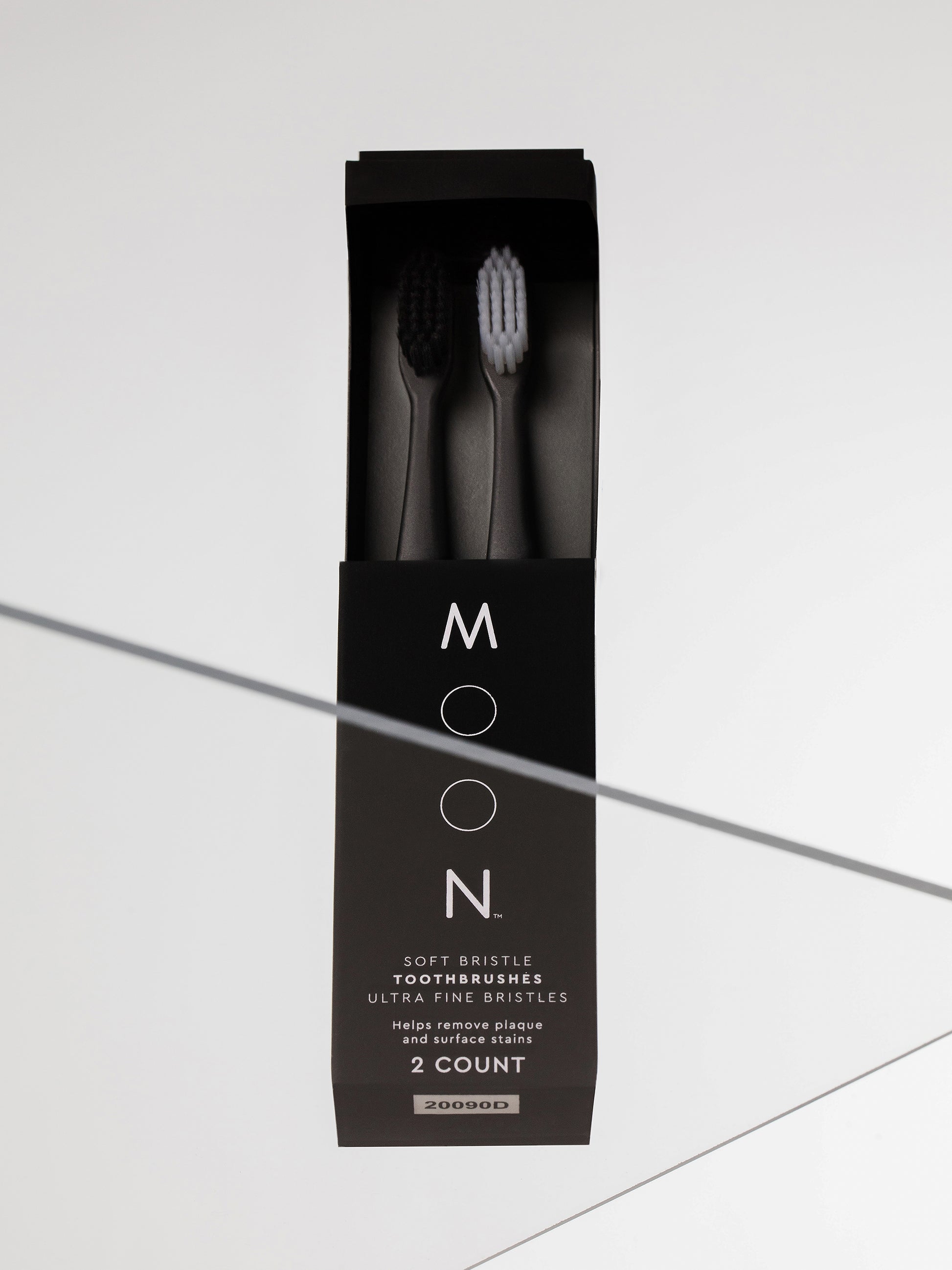 soft bristle toothbrushes moon black