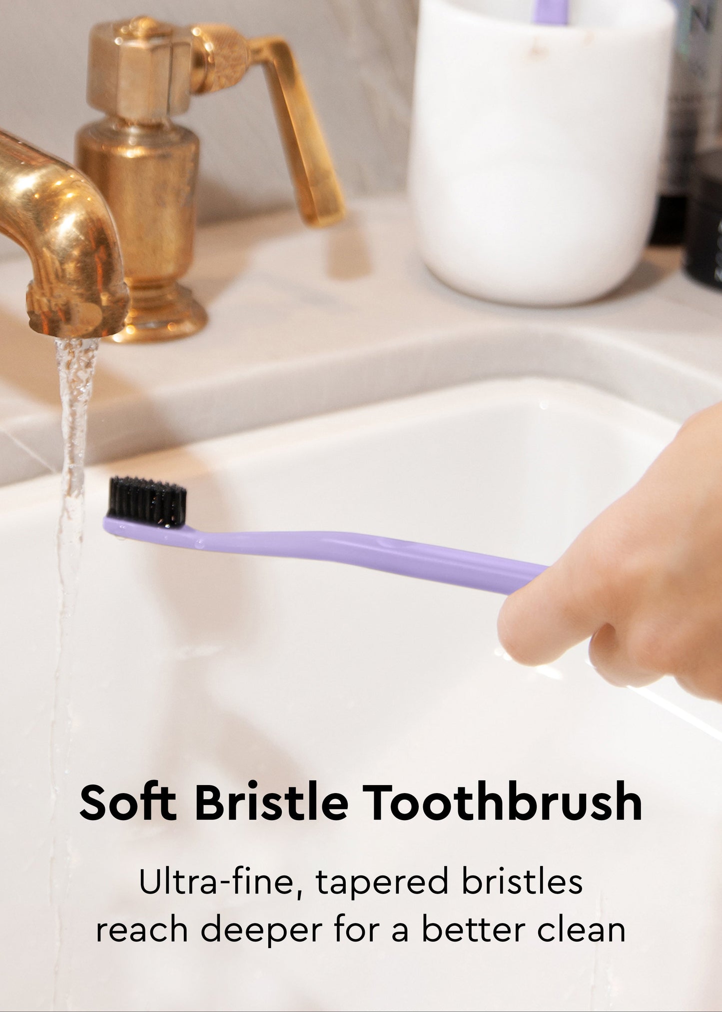 Purple Soft Bristle Toothbrush 2-Pack