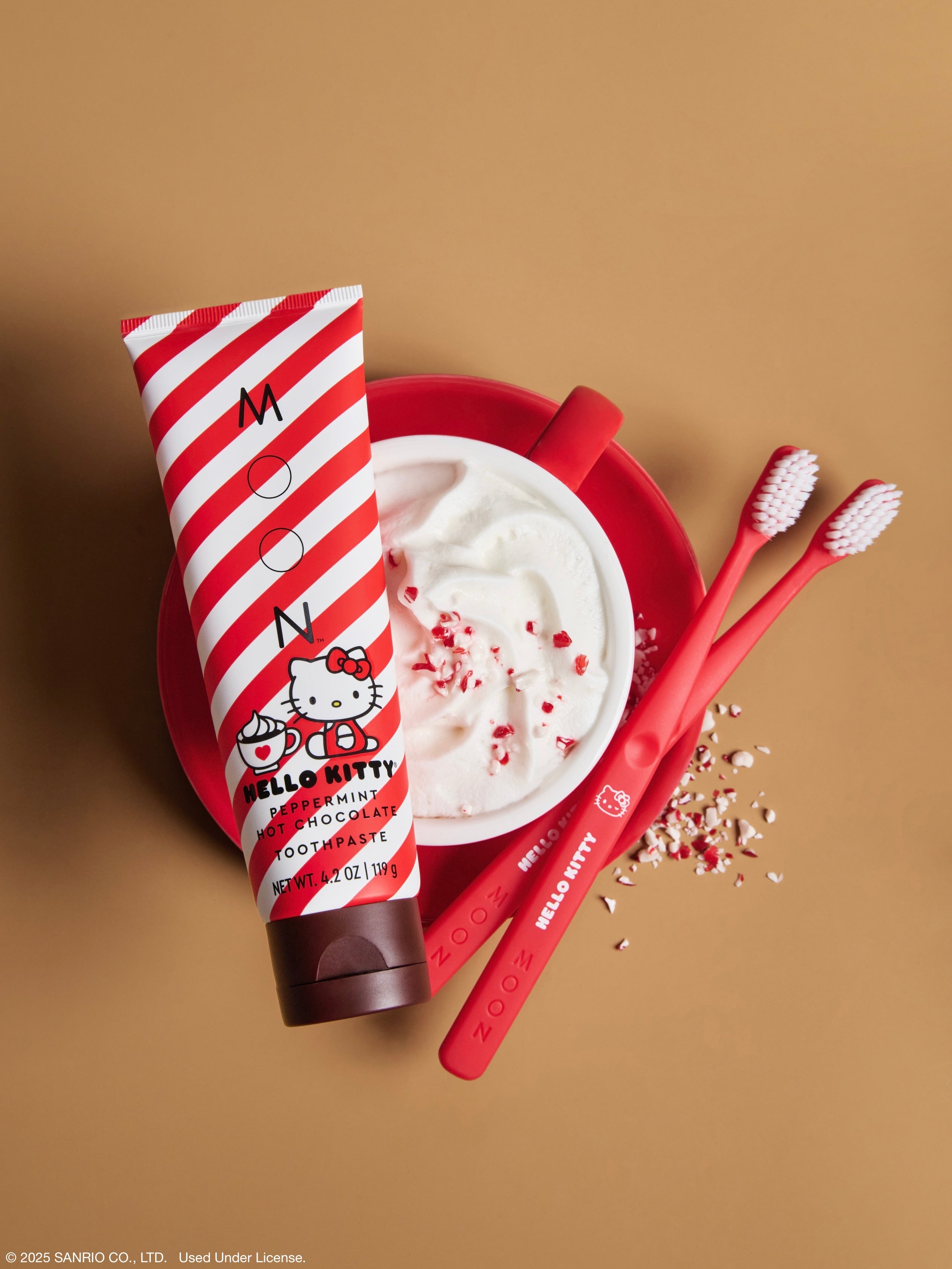 MOON x Hello Kitty™ Toothpaste, Peppermint Hot Chocolate Flavor