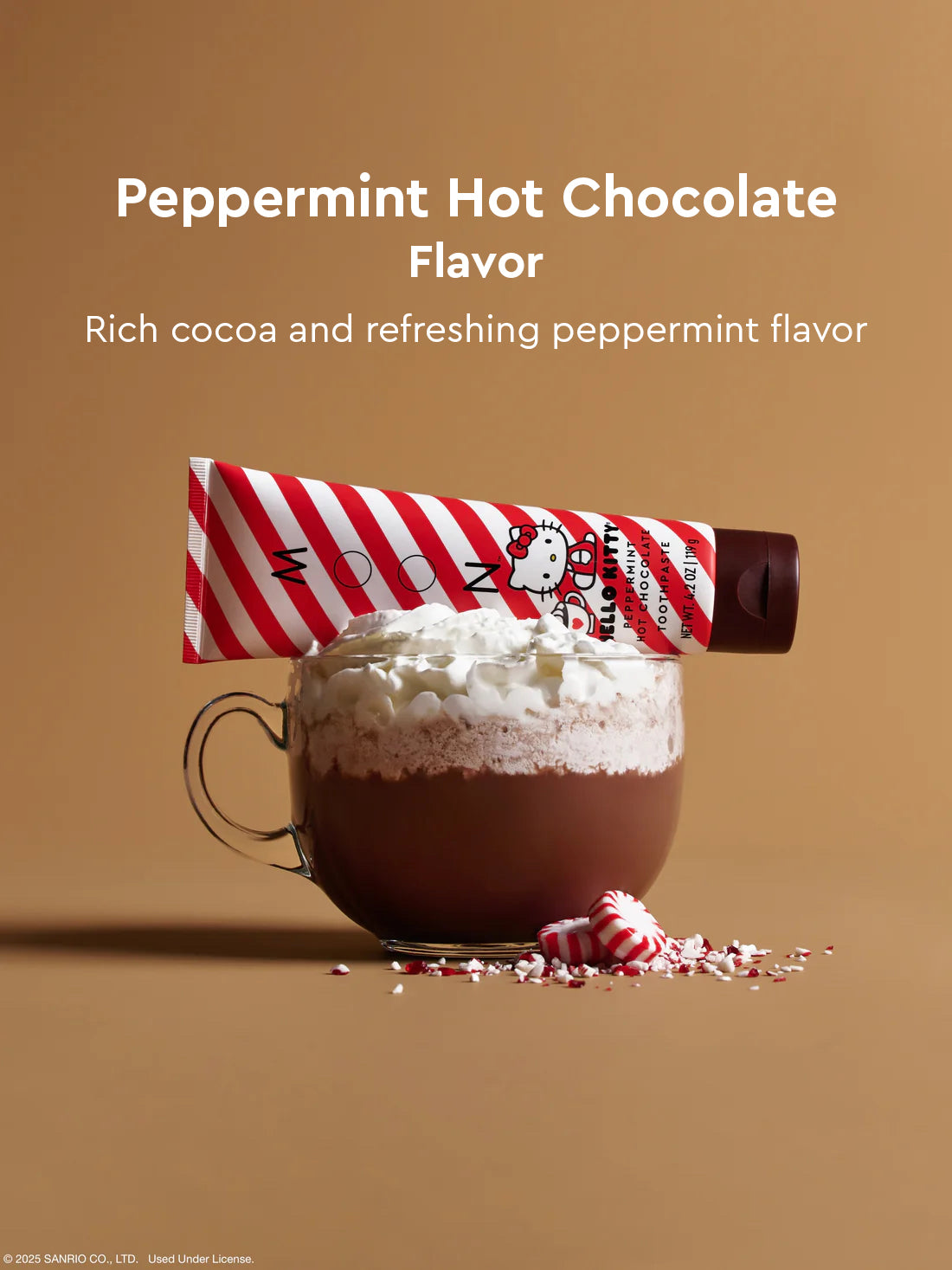 MOON x Hello Kitty® Peppermint Hot Chocolate Toothpaste