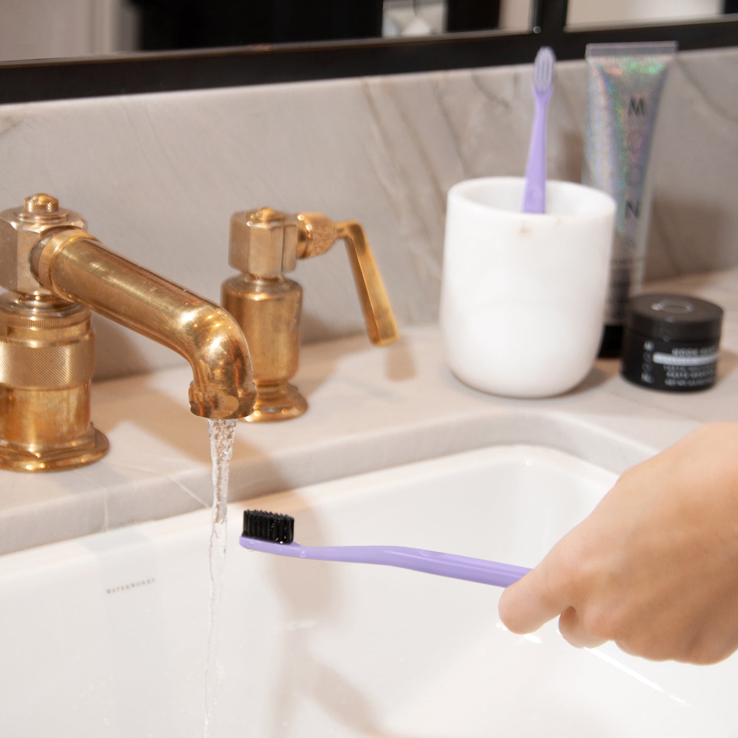 Purple Soft Bristle Toothbrush 2-Pack