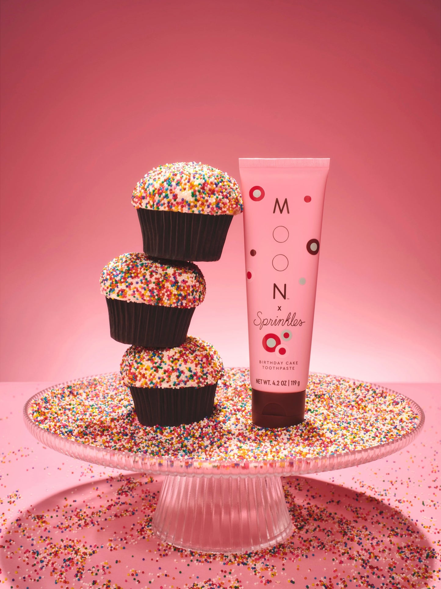 MOON x Sprinkles Birthday Cake Toothpaste