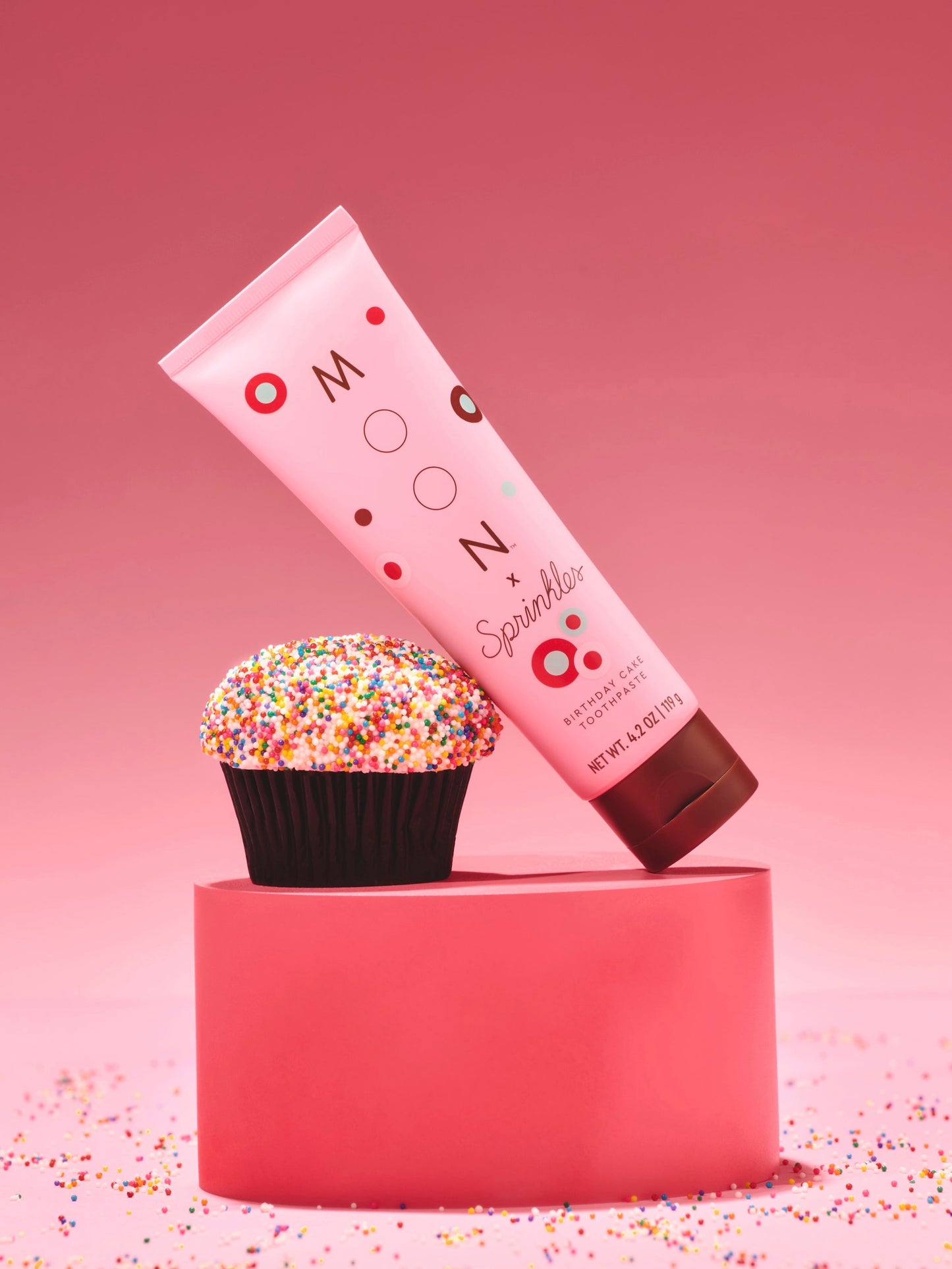 MOON x Sprinkles Birthday Cake Toothpaste