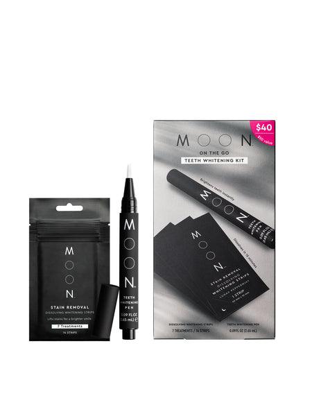 MOON Oral Beauty — On The Go Teeth Whitening Kit – Moon Oral Care