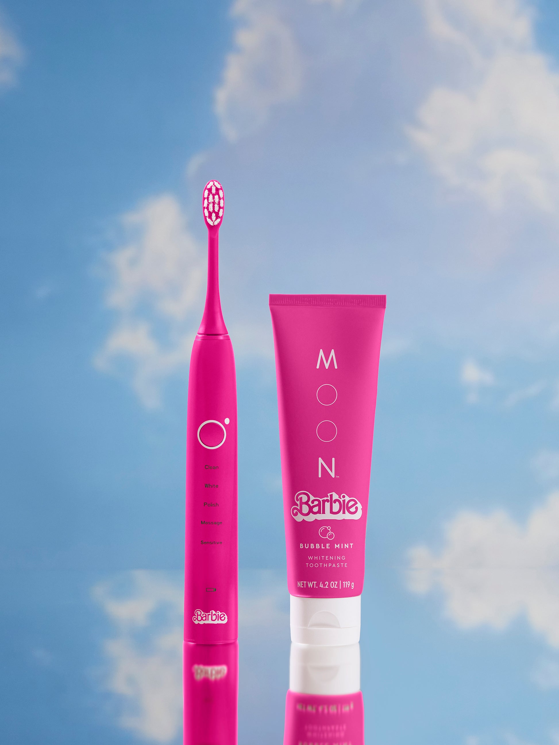 barbie electric toothbrush whitening toothpaste