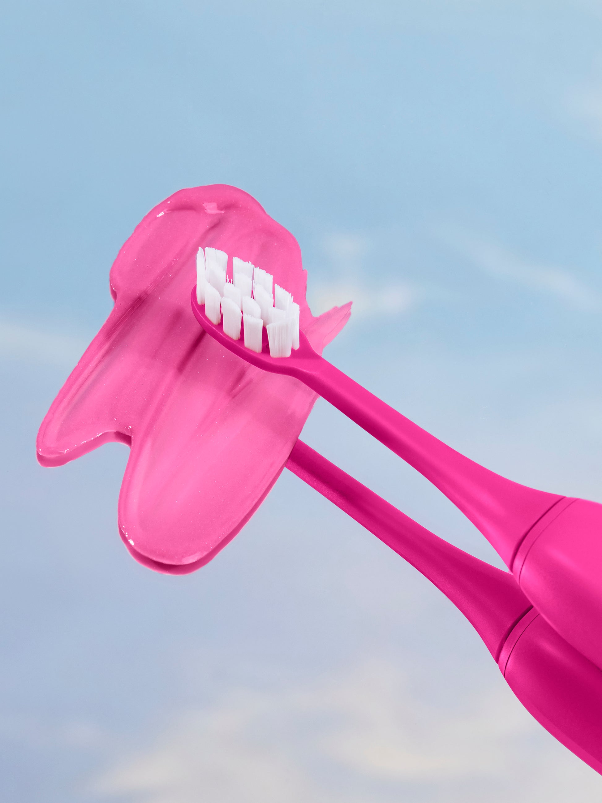 barbie pink toothbrush head