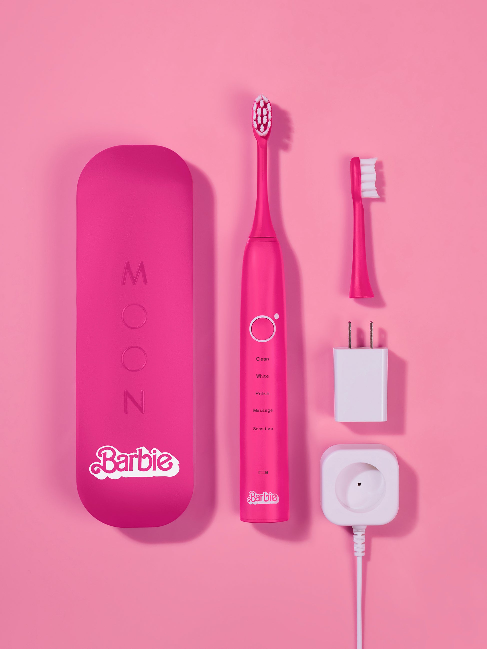 barbie toothbrush pink moon