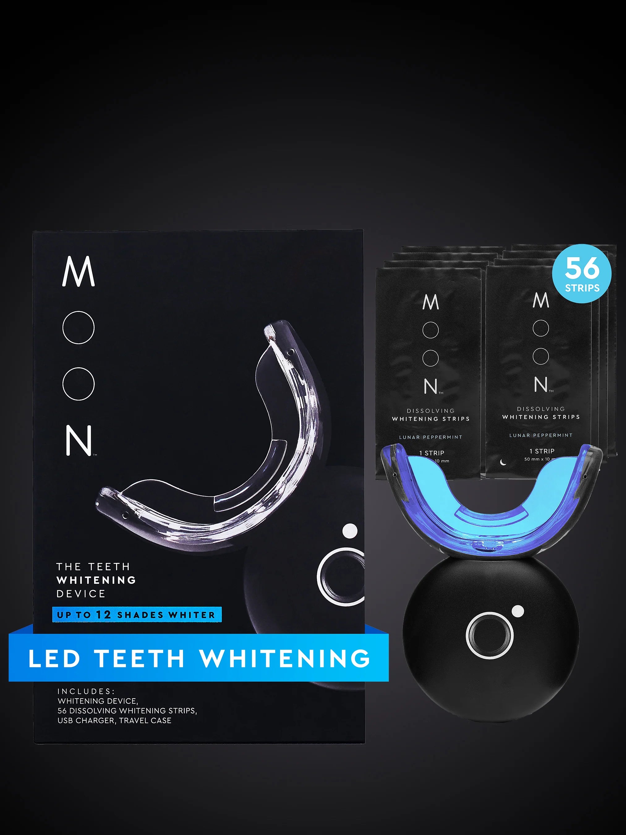 MOON Cordless LED Teeth Whitening Kit – Moon Oral Care
