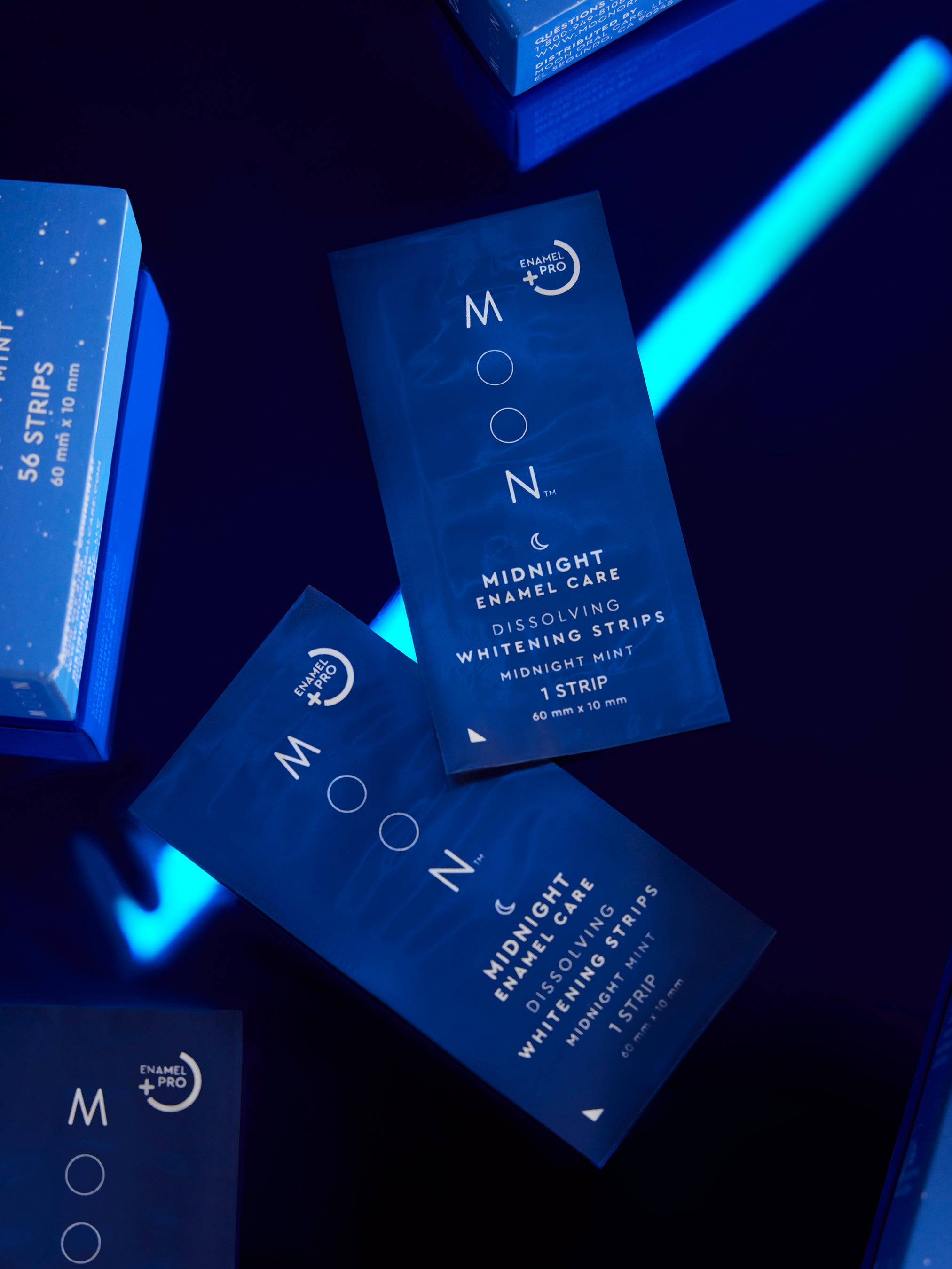 Midnight Dissolving Teeth Whitening Strips – Moon Oral Care