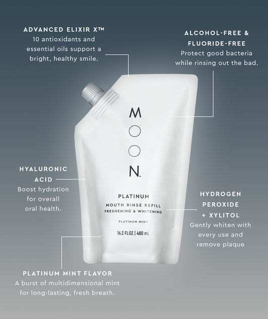 Platinum Whitening Mouth Rinse Refill