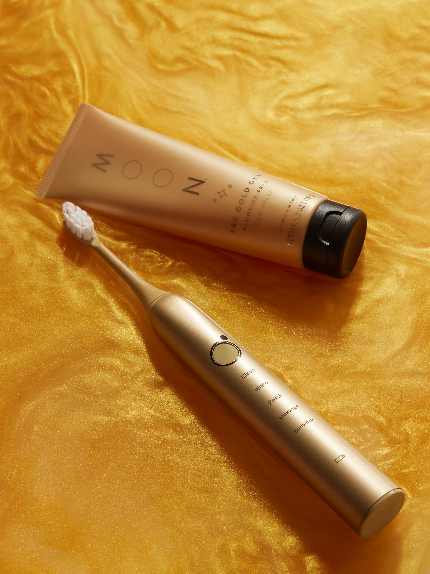 moon 24k gold whitening toothpaste