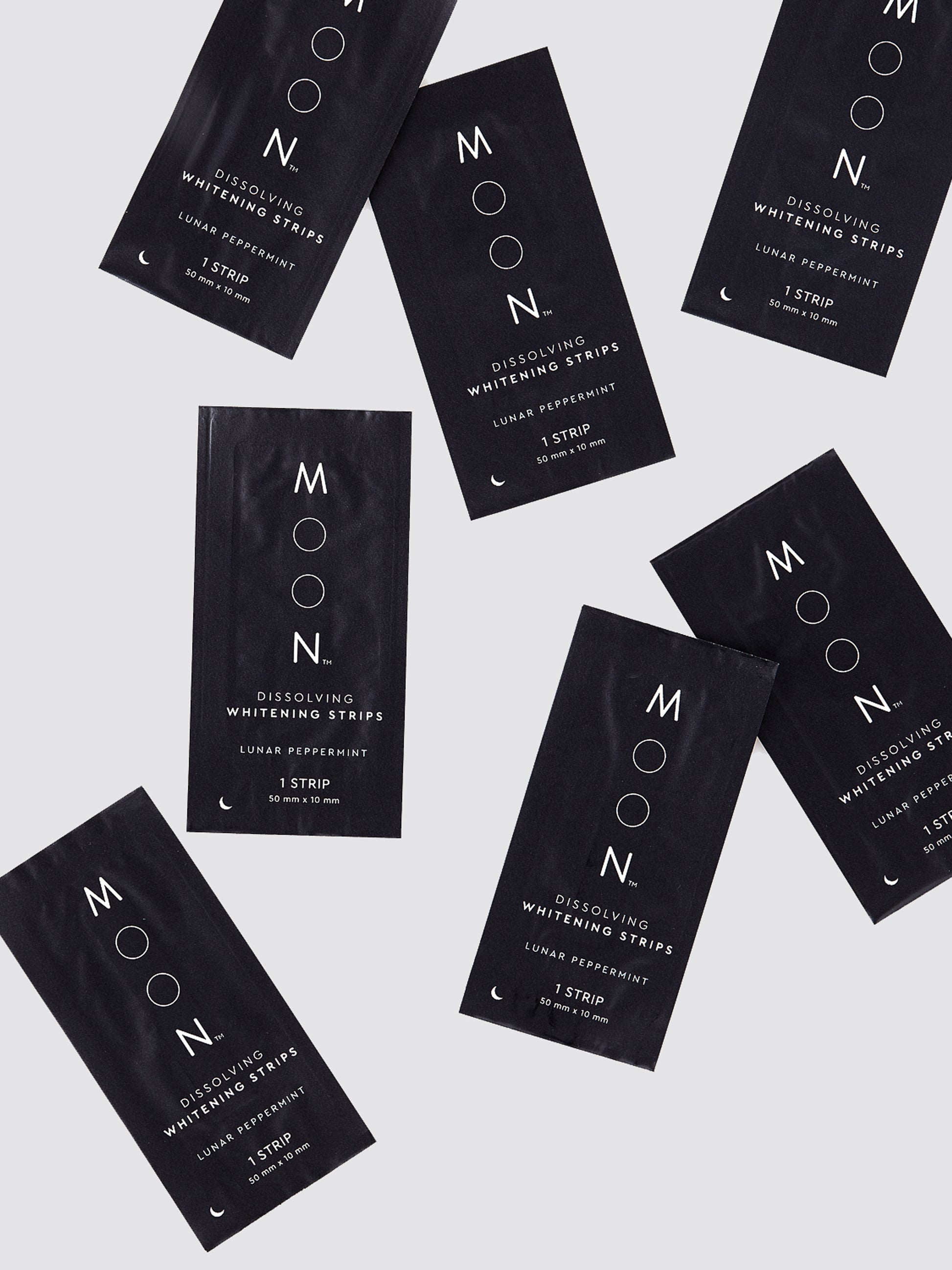 moon dissolving teeth whitening strips