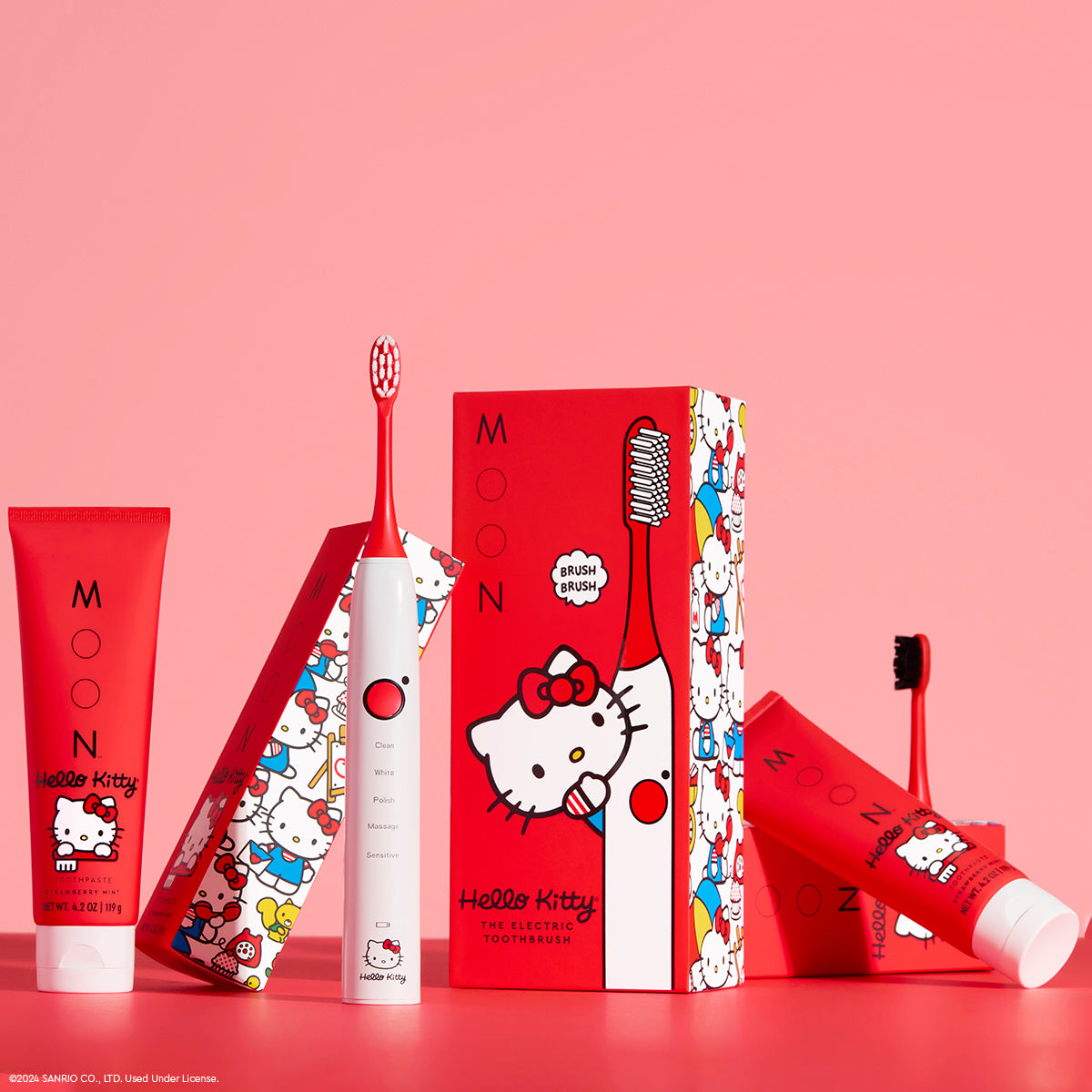 moon hello kitty toothbrush collection