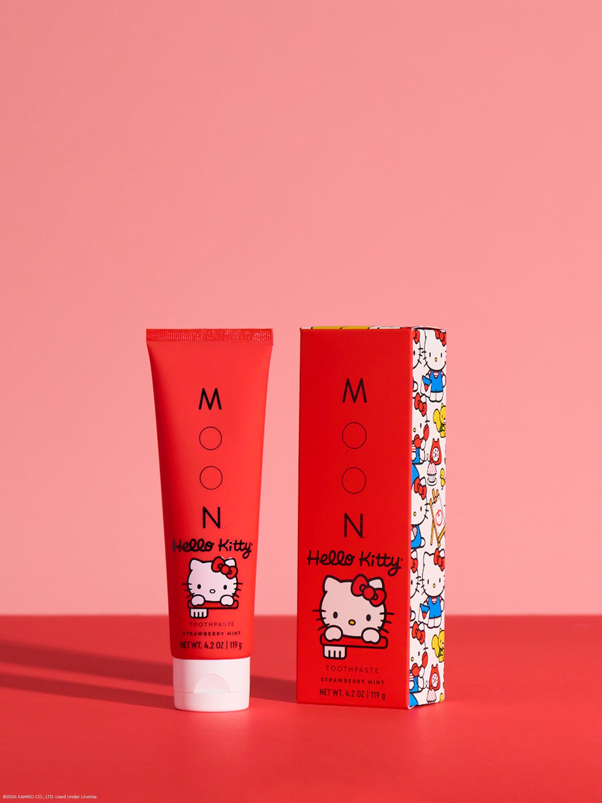 moon hello kitty toothpaste