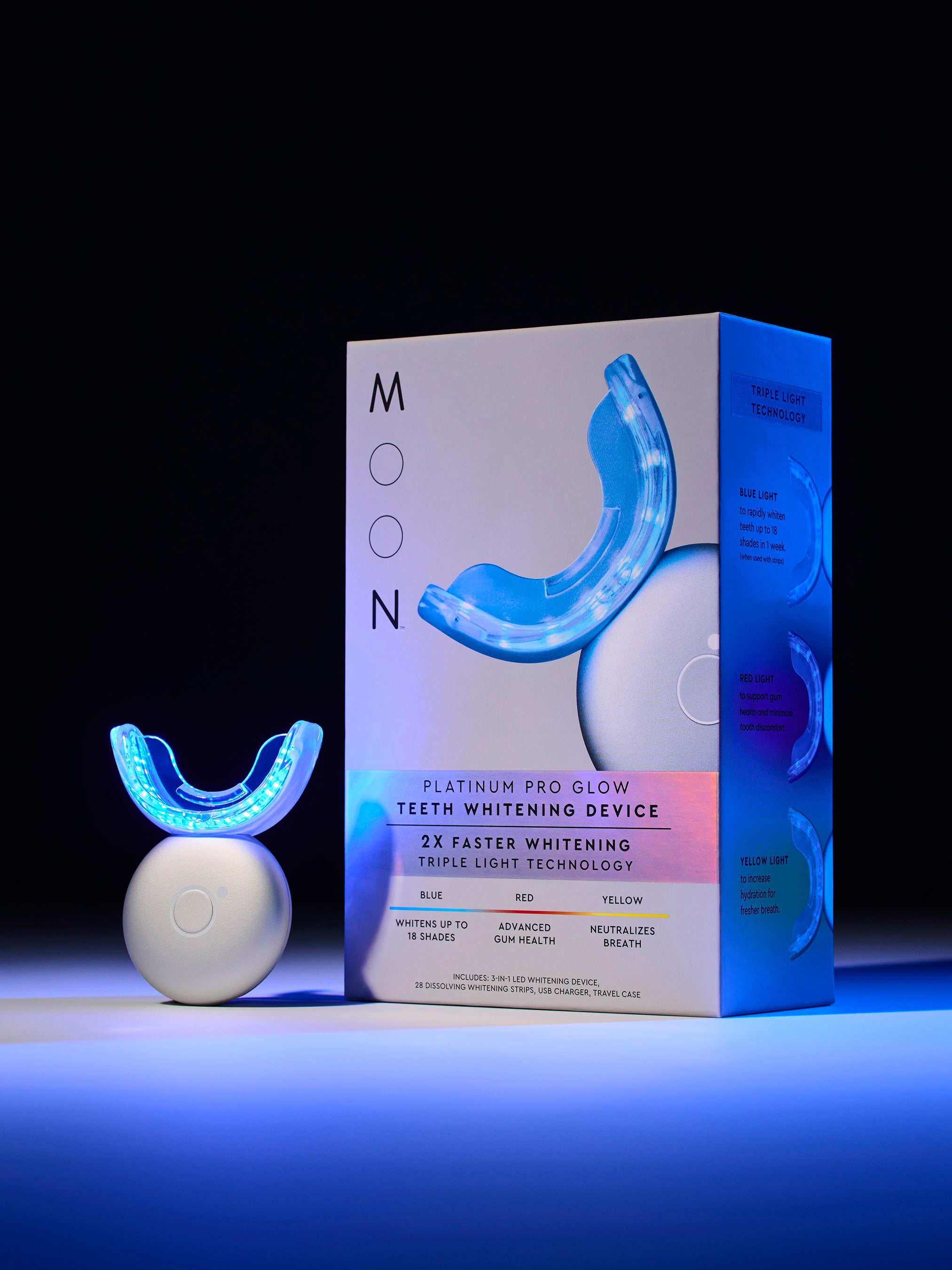 MOON Professional Teeth Whitening Kit - Platinum Pro Glow Teeth