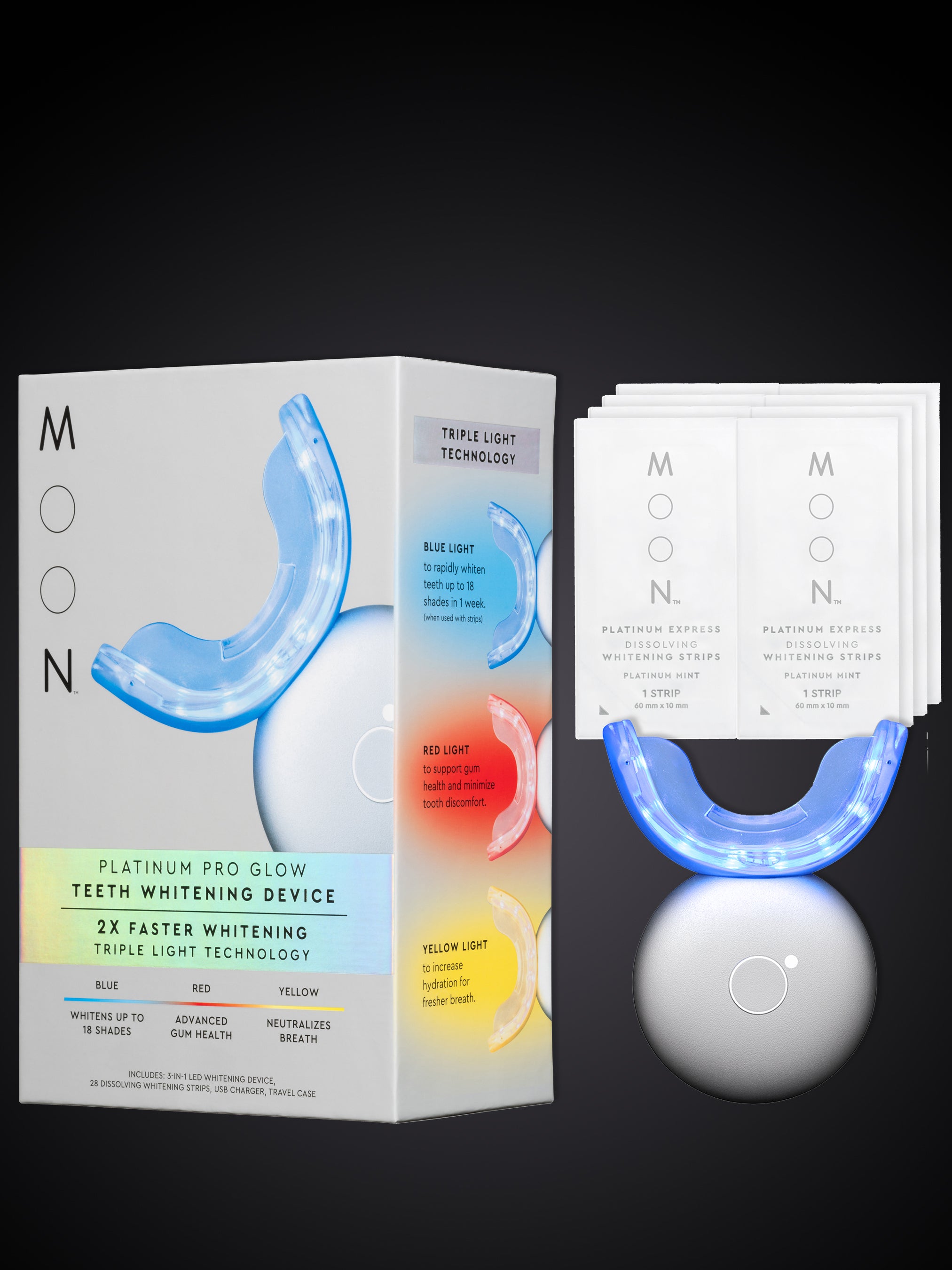 MOON GLOW 2019.2020 リミテッドエディション MOON Professional Teeth Whitening Kit - Platinum Pro Glow Teeth
