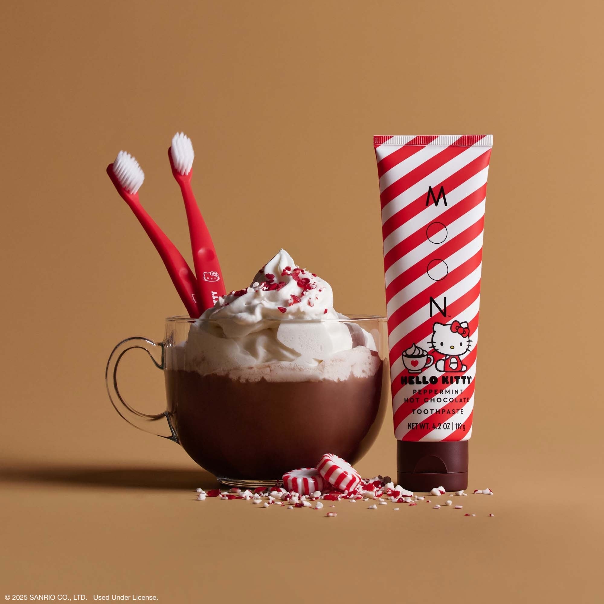 MOON x Hello Kitty™ Toothpaste, Peppermint Hot Chocolate Flavor