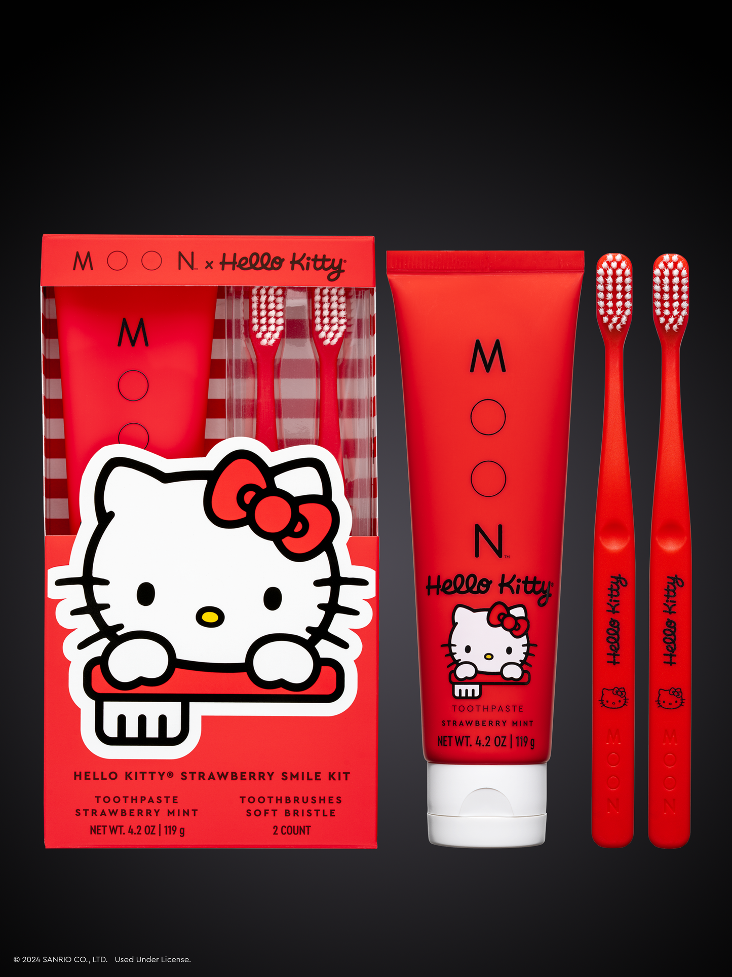 MOON x Hello Kitty® Strawberry Smile Kit