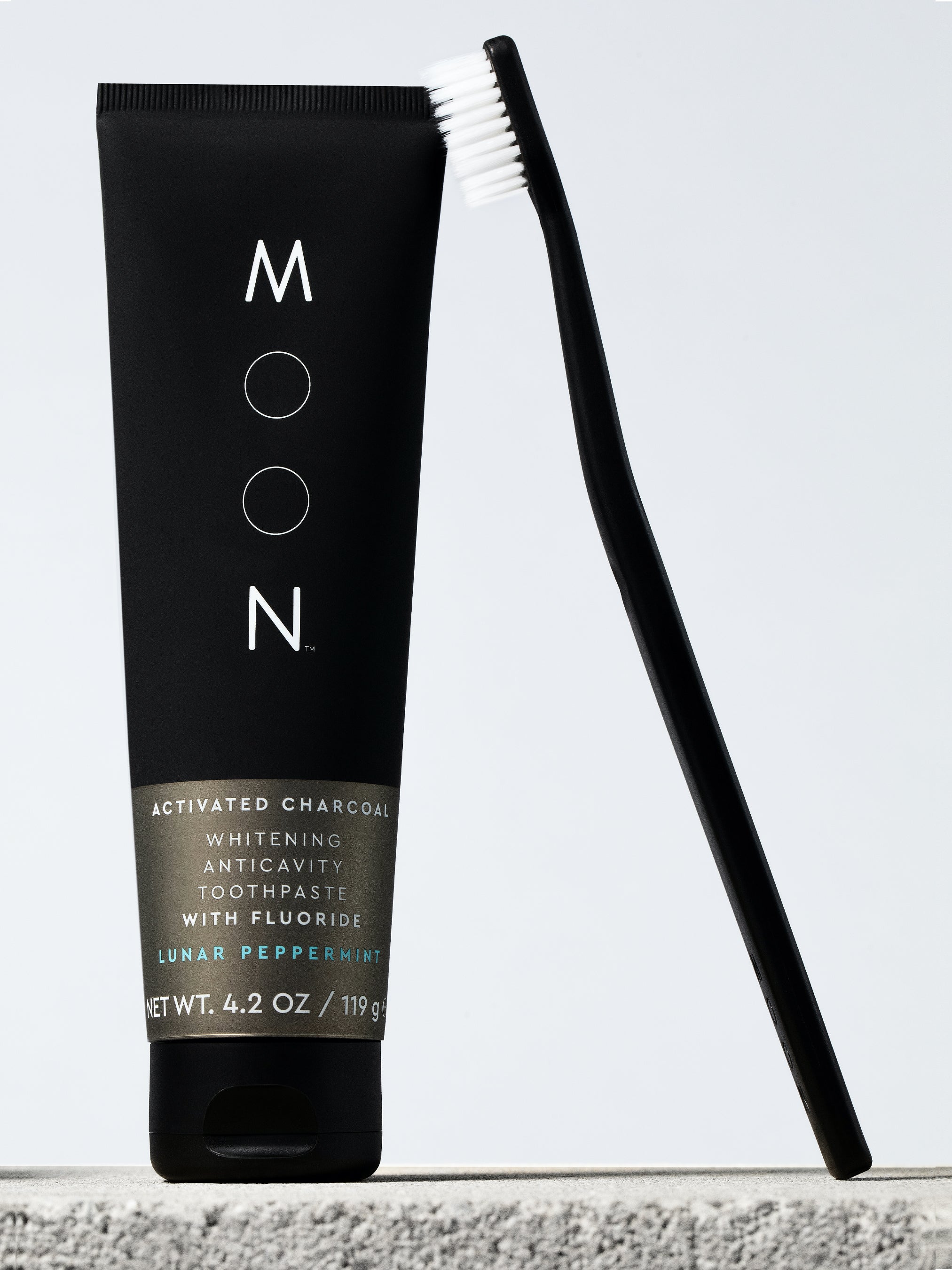 Charcoal Whitening Stain Removal Toothpaste – Moon Oral Care
